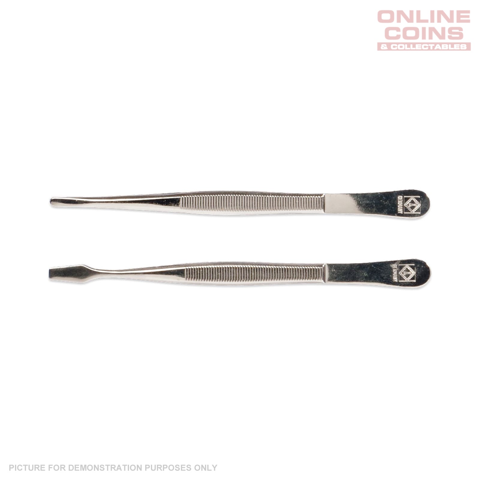 Lighthouse Stamp Tongs Tweezers 31 Deluxe 12 cm - Straight Pointed - PI-31